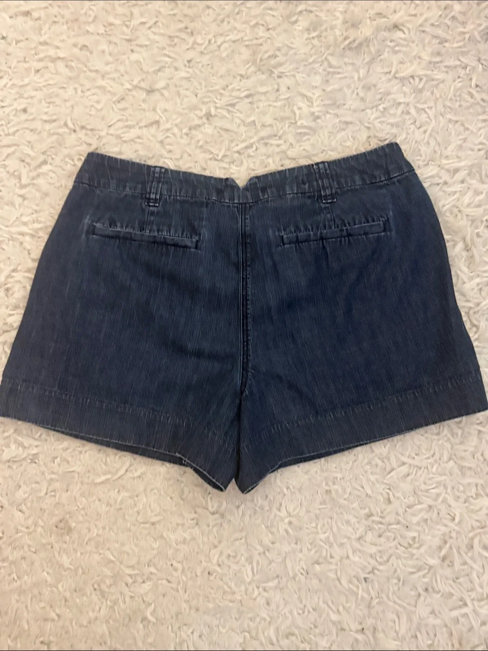 LOFT Dark Blue Denim Shorts